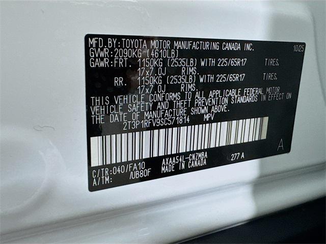 new 2025 Toyota RAV4 car, priced at $37,664