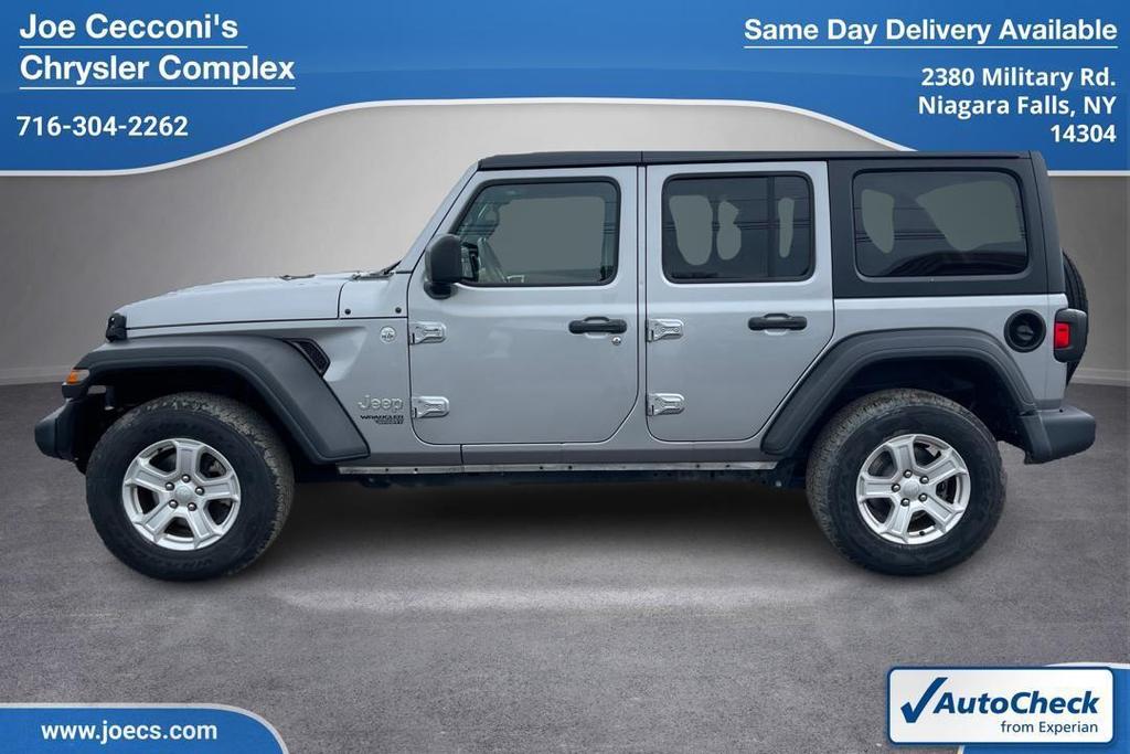 used 2021 Jeep Wrangler Unlimited car, priced at $28,000
