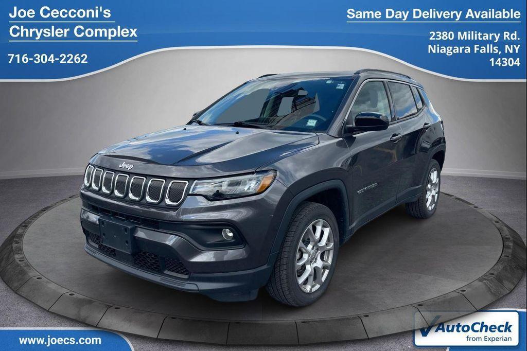 used 2022 Jeep Compass car, priced at $22,000