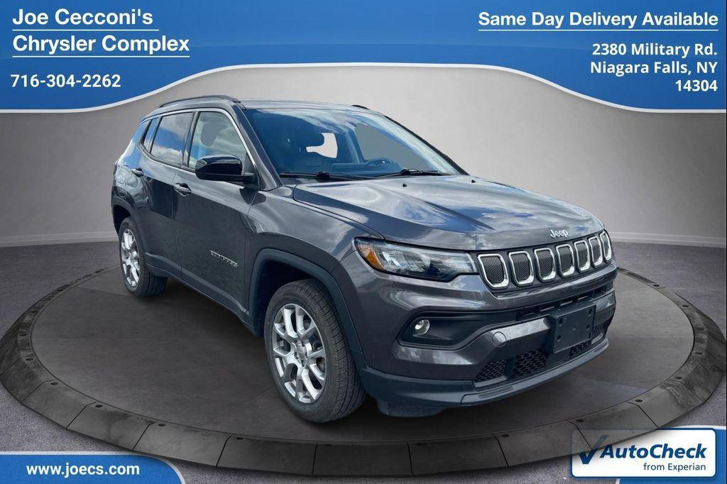 used 2022 Jeep Compass car, priced at $22,000