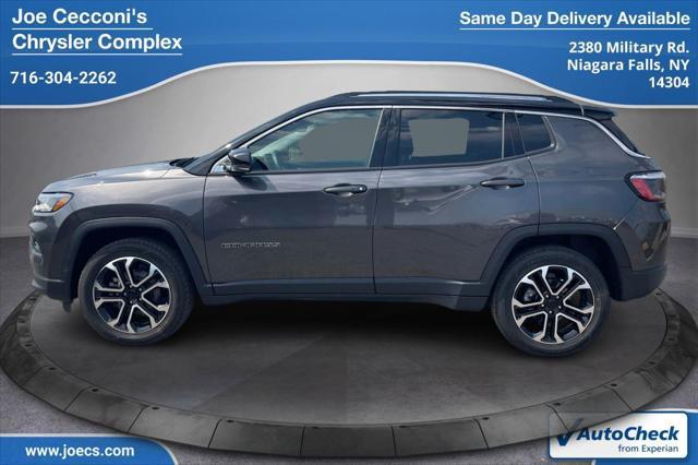 used 2022 Jeep Compass car, priced at $23,500