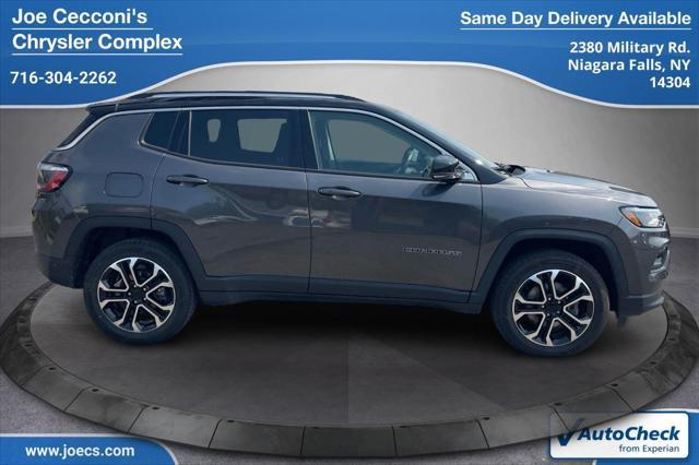 used 2022 Jeep Compass car, priced at $23,500