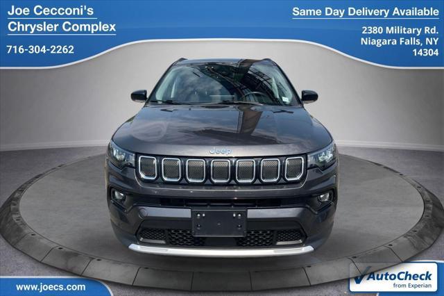 used 2022 Jeep Compass car, priced at $23,500