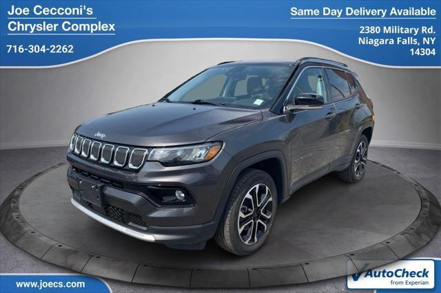 used 2022 Jeep Compass car, priced at $23,500