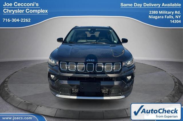 used 2022 Jeep Compass car, priced at $22,000