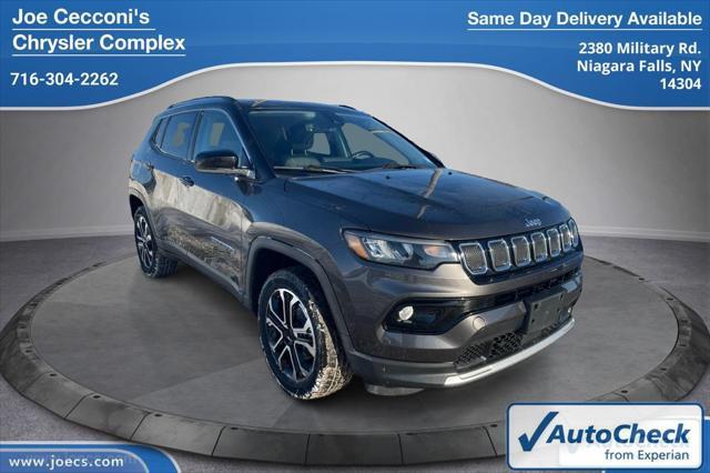 used 2022 Jeep Compass car, priced at $22,000