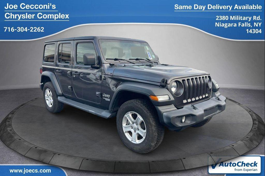 used 2020 Jeep Wrangler Unlimited car, priced at $23,500