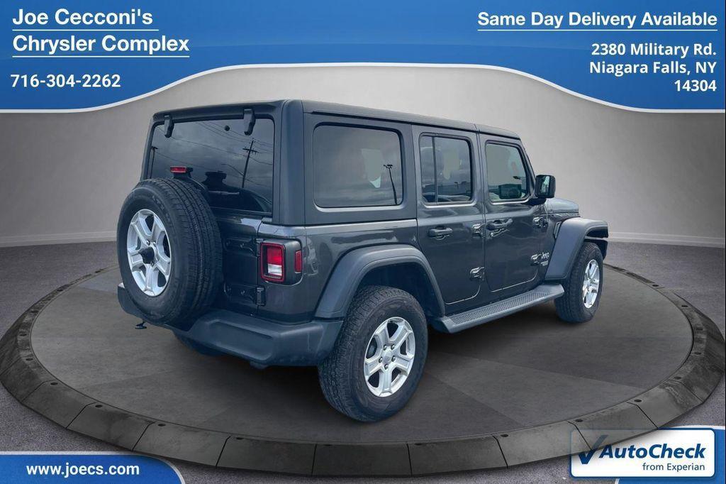 used 2020 Jeep Wrangler Unlimited car, priced at $23,500