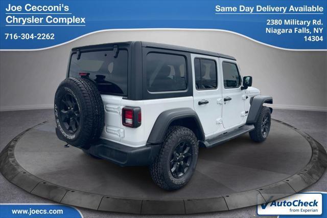 used 2021 Jeep Wrangler car, priced at $29,000