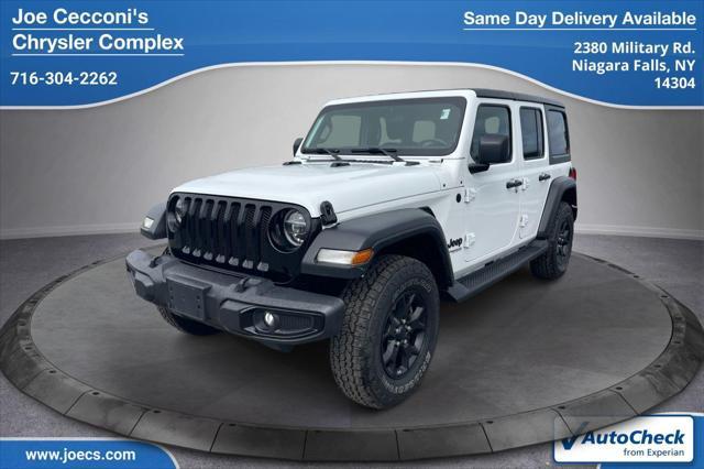 used 2021 Jeep Wrangler car, priced at $29,000
