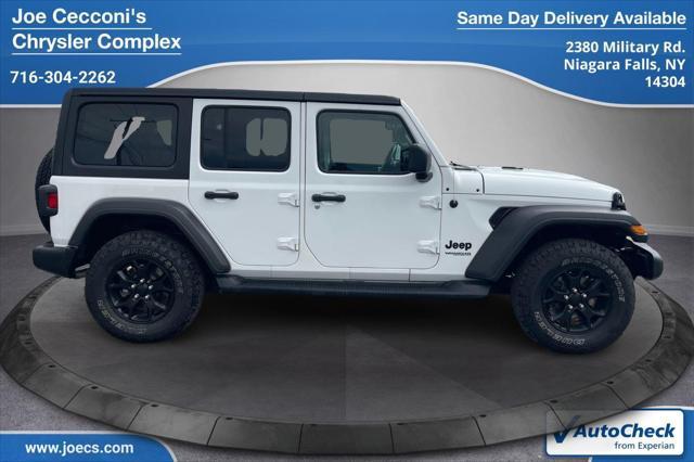used 2021 Jeep Wrangler car, priced at $29,000