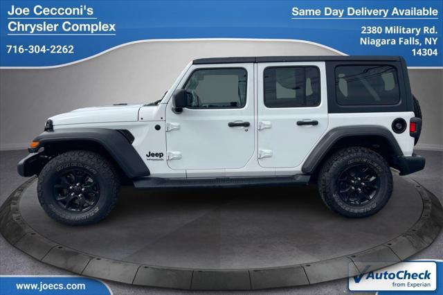 used 2021 Jeep Wrangler car, priced at $29,000