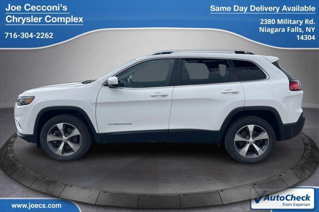 used 2021 Jeep Cherokee car, priced at $24,000