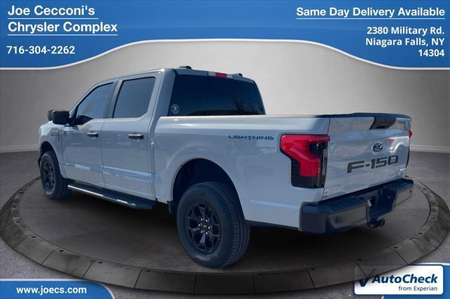 used 2023 Ford F-150 Lightning car, priced at $37,500