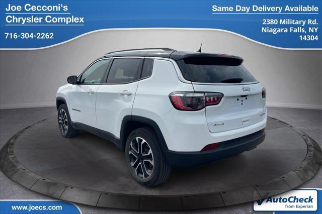 used 2022 Jeep Compass car, priced at $24,500