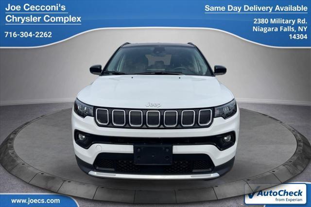 used 2022 Jeep Compass car, priced at $24,500