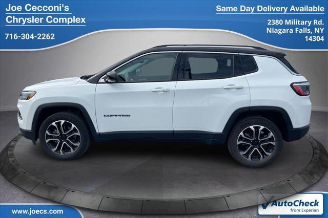 used 2022 Jeep Compass car, priced at $24,500