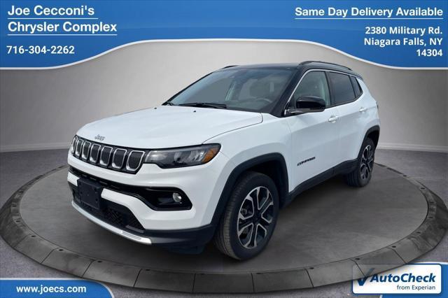 used 2022 Jeep Compass car, priced at $24,500
