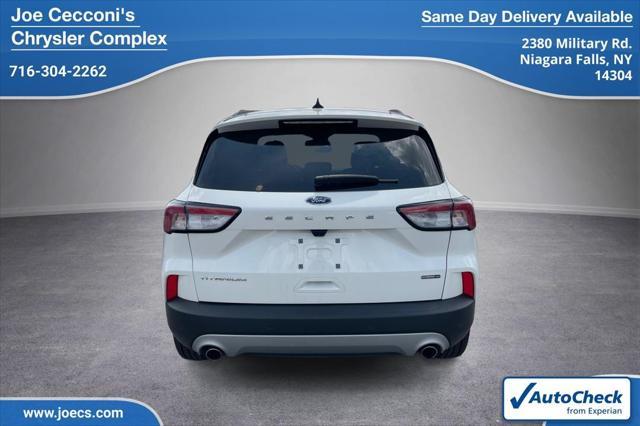 used 2021 Ford Escape car, priced at $21,500