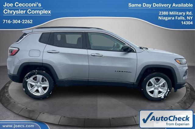 used 2022 Jeep Compass car, priced at $21,500