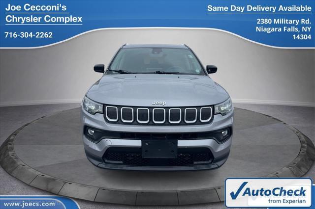 used 2022 Jeep Compass car, priced at $21,500