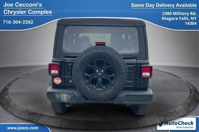 used 2022 Jeep Wrangler car, priced at $27,500
