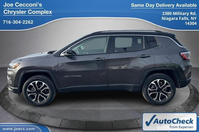 used 2022 Jeep Compass car, priced at $21,500