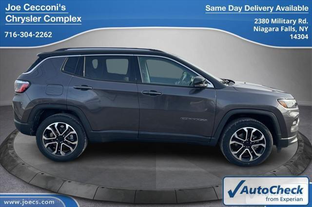 used 2022 Jeep Compass car, priced at $21,500