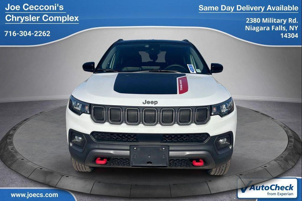 used 2022 Jeep Compass car, priced at $24,500