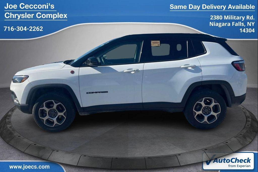 used 2022 Jeep Compass car, priced at $23,500