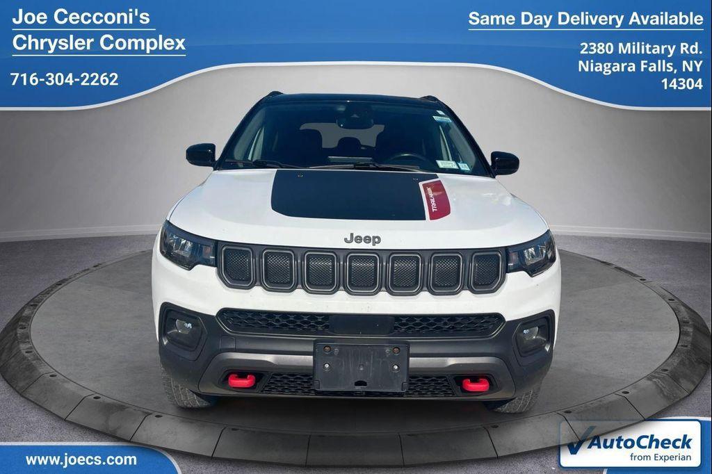 used 2022 Jeep Compass car, priced at $23,500