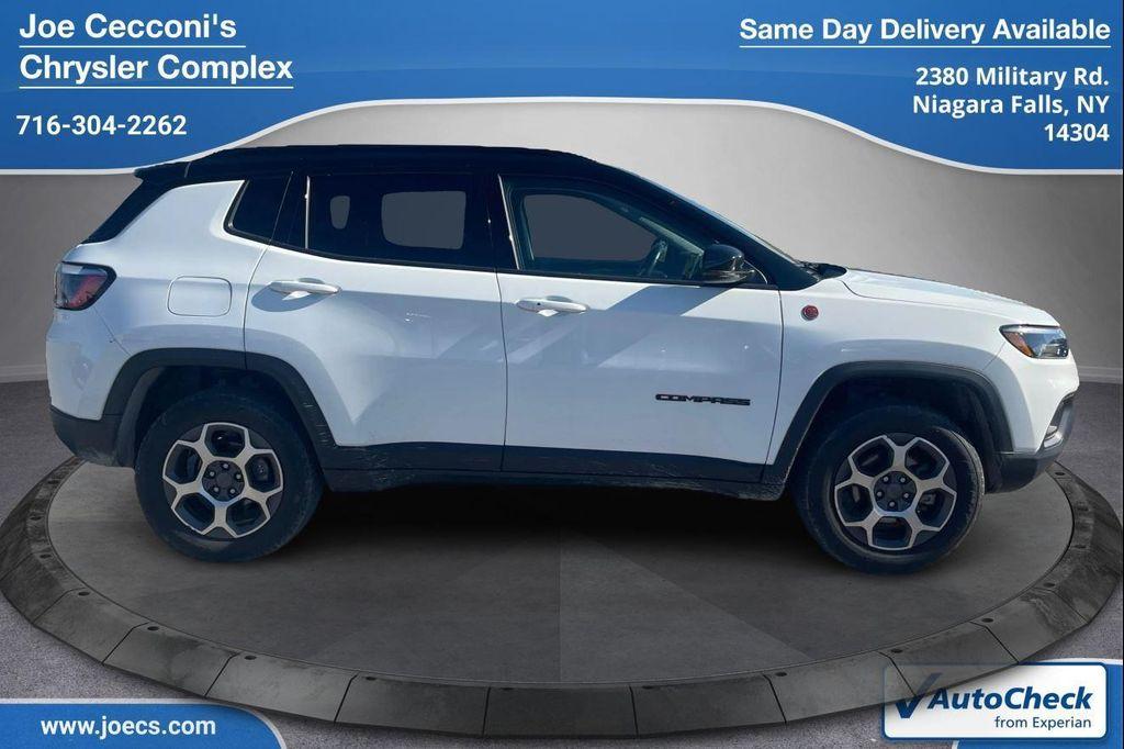 used 2022 Jeep Compass car, priced at $23,500