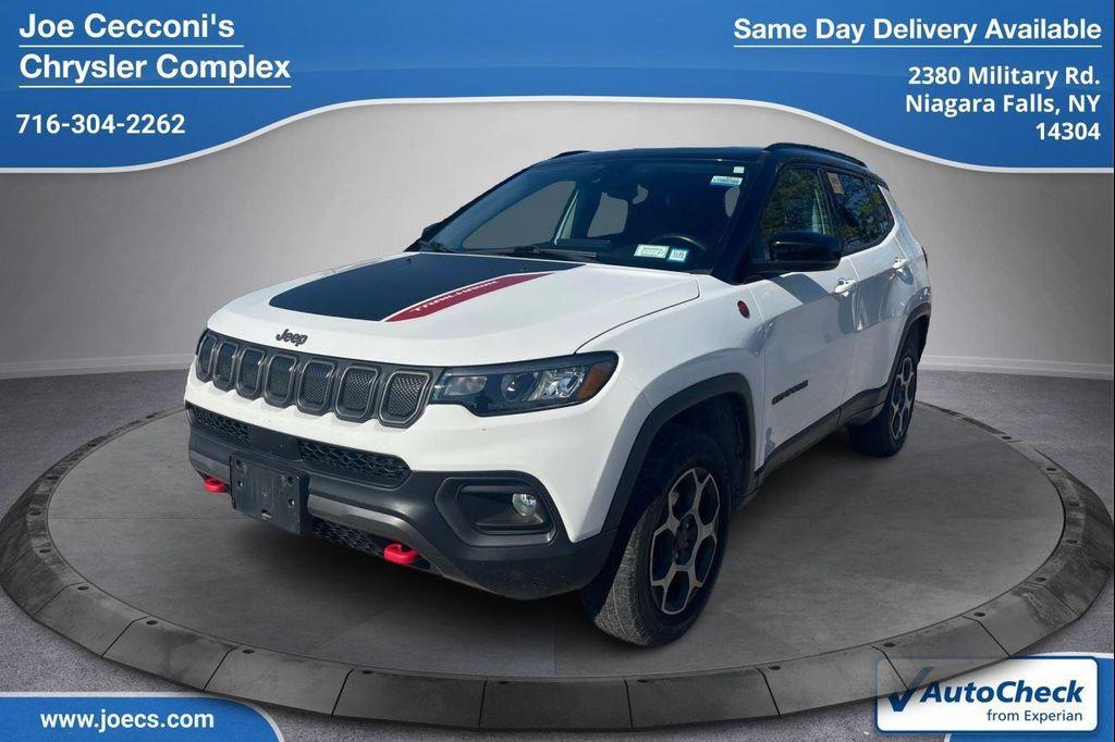 used 2022 Jeep Compass car, priced at $23,500