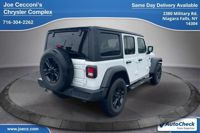used 2022 Jeep Wrangler Unlimited car, priced at $33,500