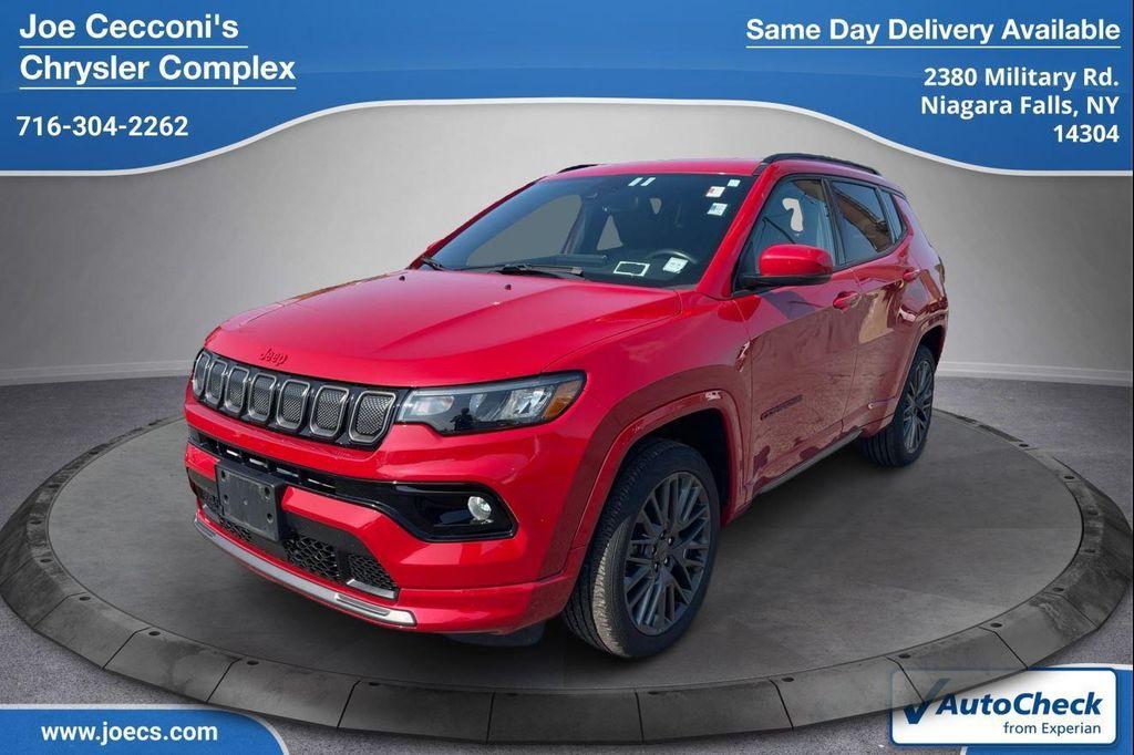 used 2022 Jeep Compass car, priced at $24,500