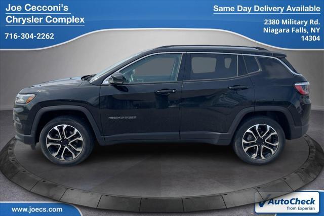 used 2022 Jeep Compass car, priced at $22,500