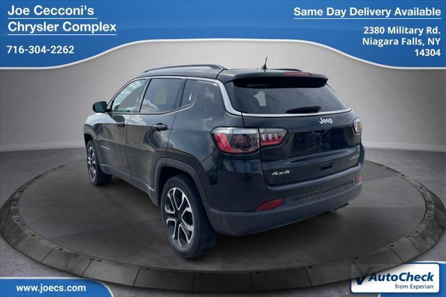 used 2022 Jeep Compass car, priced at $22,500