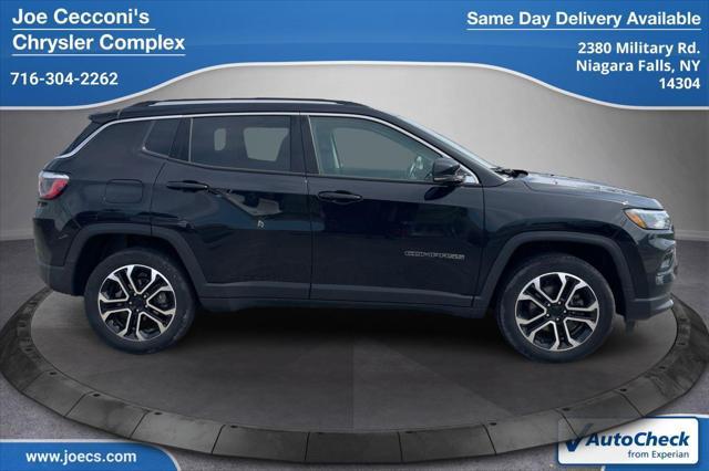 used 2022 Jeep Compass car, priced at $22,500