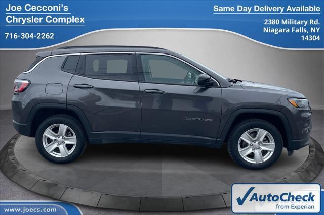 used 2022 Jeep Compass car, priced at $20,000