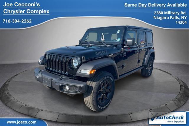 used 2021 Jeep Wrangler Unlimited car, priced at $28,500