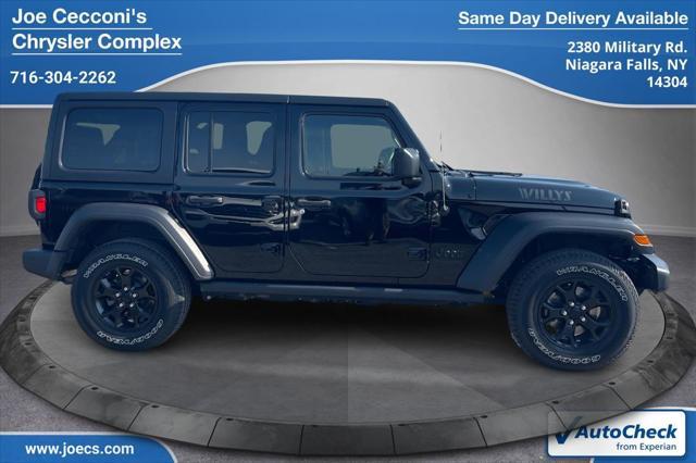 used 2021 Jeep Wrangler Unlimited car, priced at $28,500