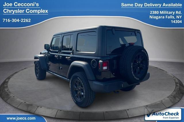used 2021 Jeep Wrangler Unlimited car, priced at $27,500