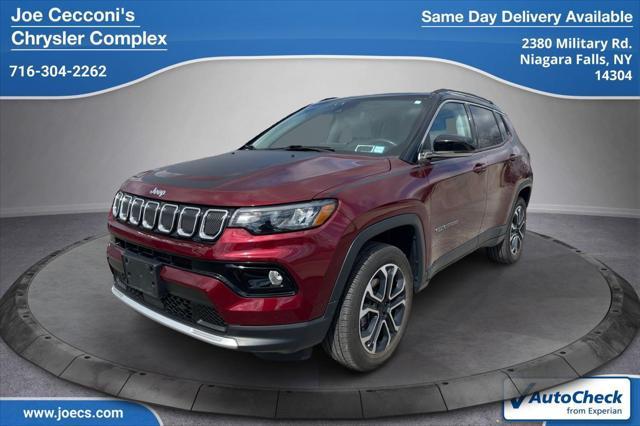 used 2022 Jeep Compass car, priced at $24,500
