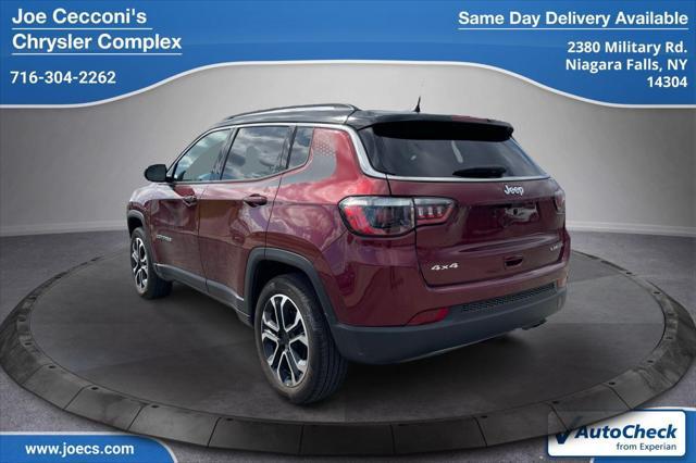 used 2022 Jeep Compass car, priced at $24,500