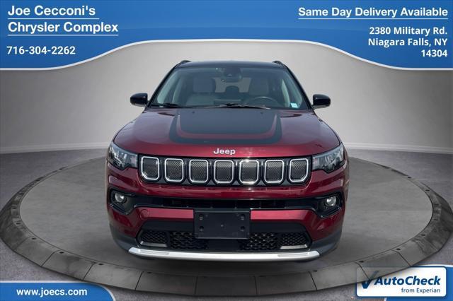 used 2022 Jeep Compass car, priced at $24,500