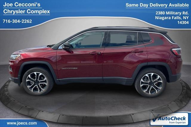 used 2022 Jeep Compass car, priced at $24,500