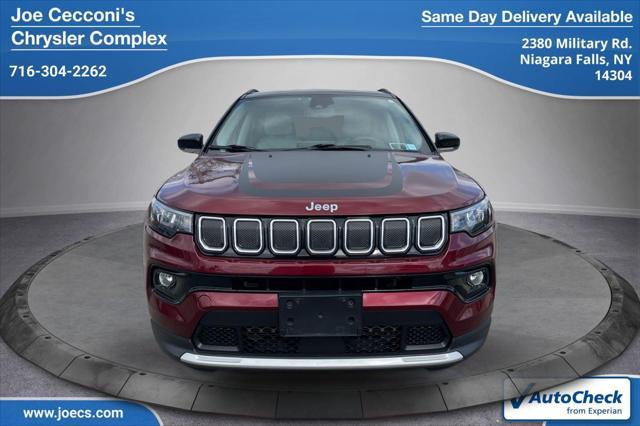 used 2022 Jeep Compass car, priced at $24,500