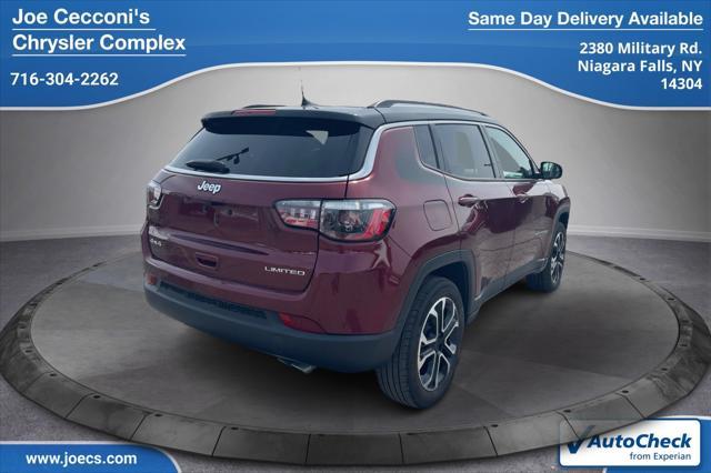 used 2022 Jeep Compass car, priced at $24,500