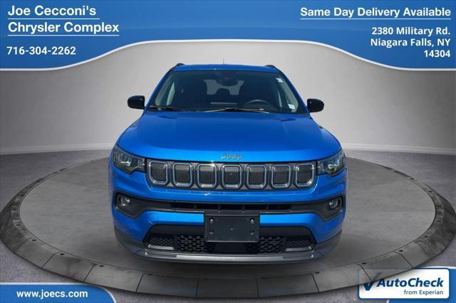 used 2022 Jeep Compass car, priced at $22,000