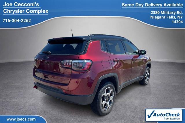 used 2022 Jeep Compass car, priced at $27,680